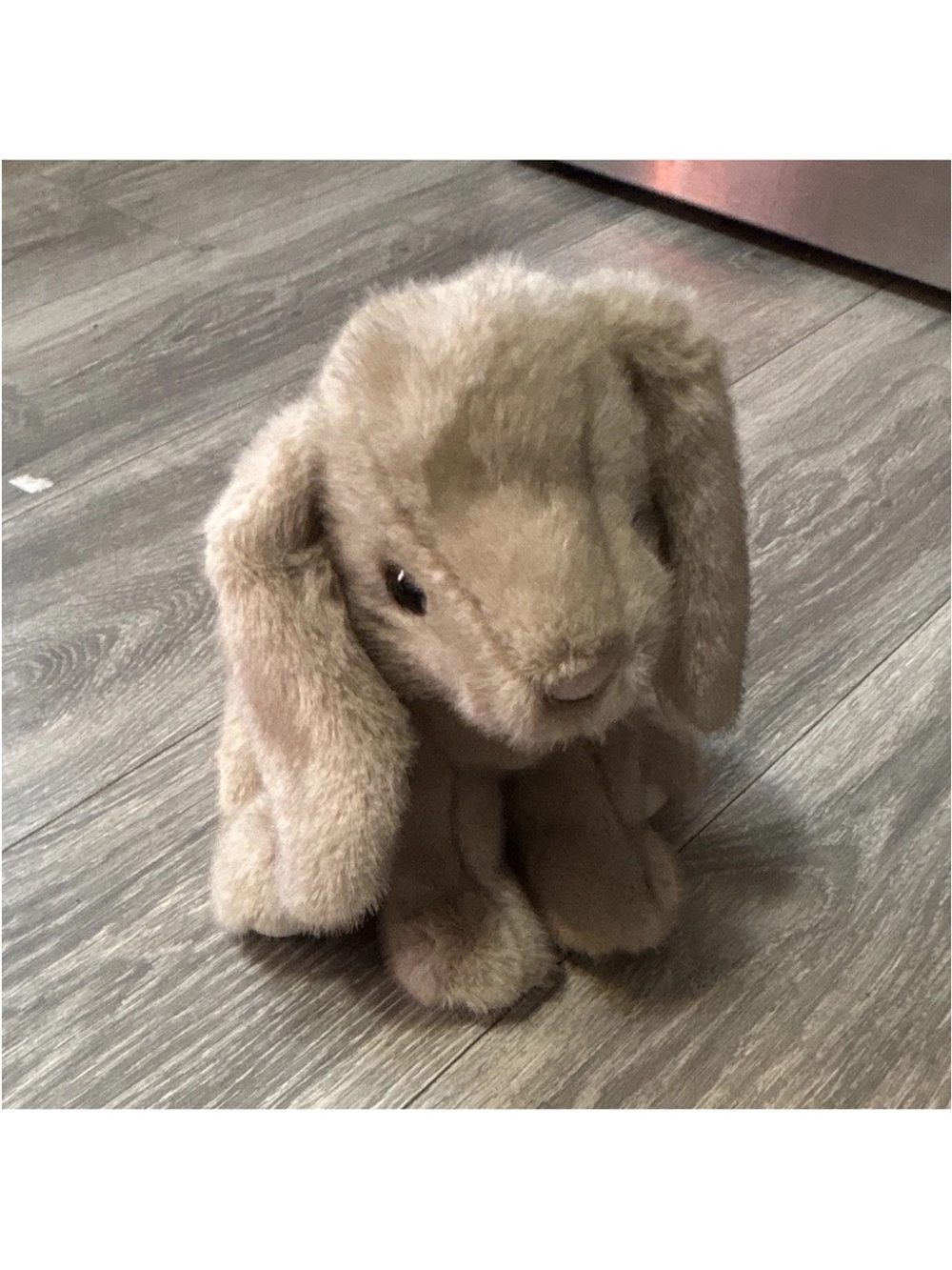 Plush Bunny Toy for Small Pets - Soft Light Brown Comfort